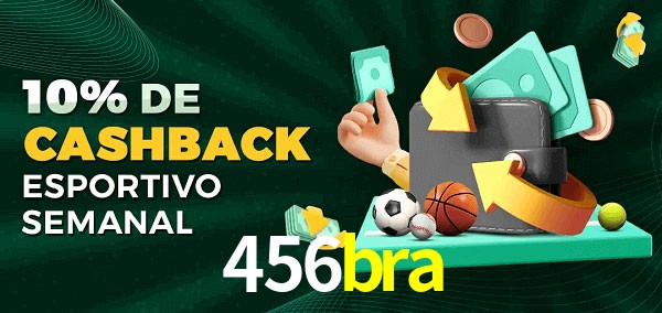 10% de bônus de cashback na 456bra